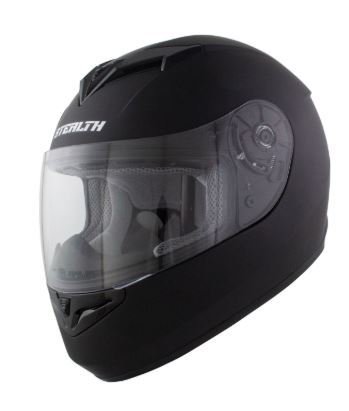 Stealth V121 Matt Black Helmet