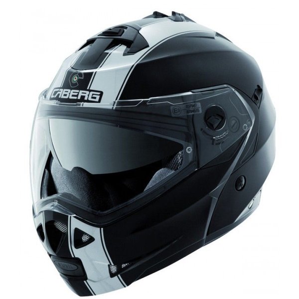 Caberg Duke II Legend Black White Flip Helmet