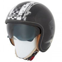 Spada Raze Revolution Black Grey Open Helmet