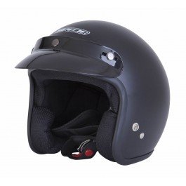 Spada Helmet Open Face Matt Black