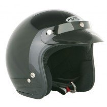 Spada Helmet Open Face Gloss Black