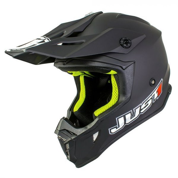 Just1 J38 MX Helmet Solid Black Matt